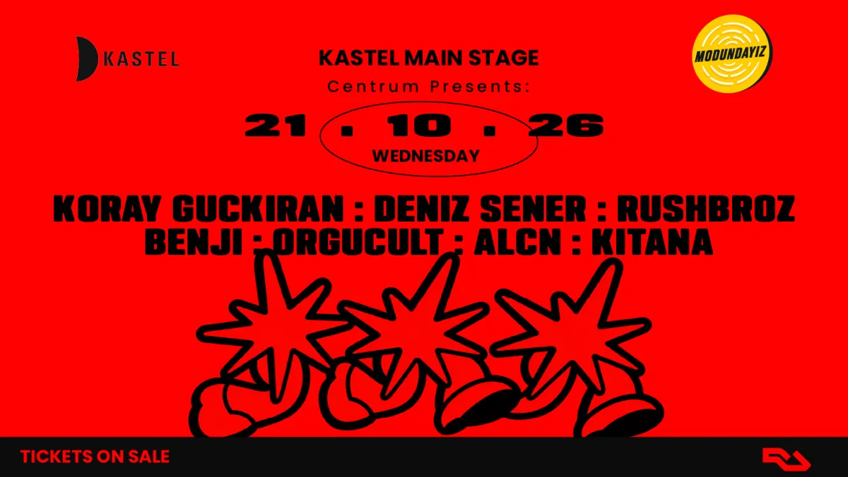 Centrum Presents: Koray Güçkıran, Deniz Şener, Rushbroz, Benji, Orgucult, ALCN & Kitana