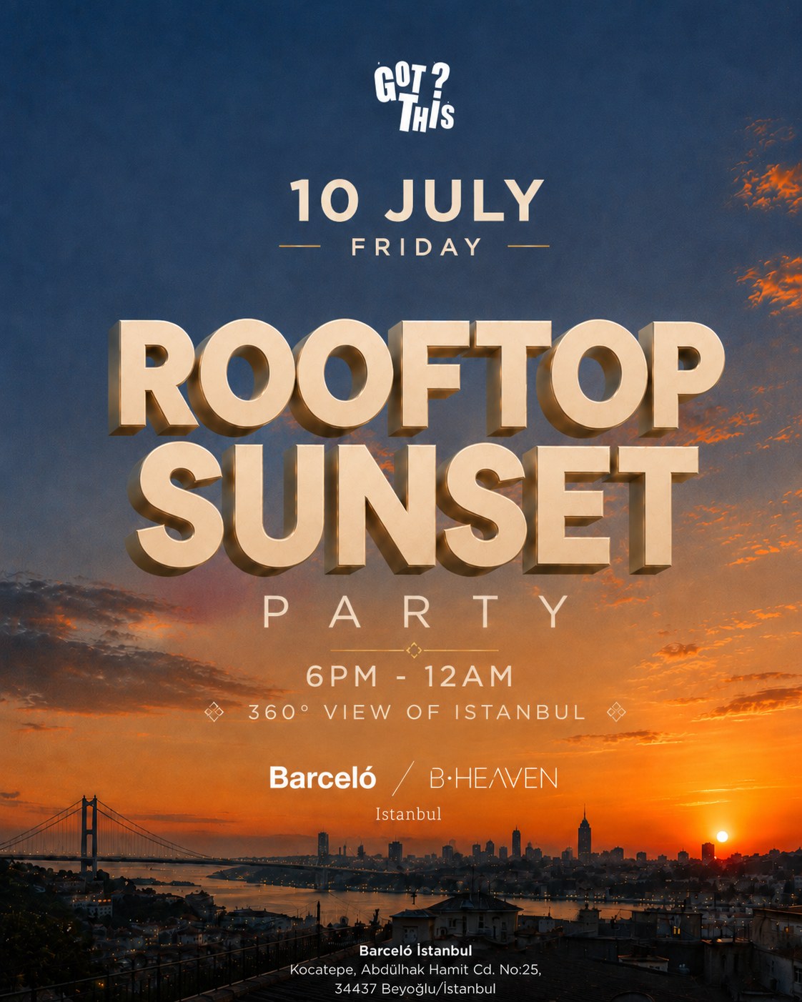 SUNSET ROOFTOP PARTY