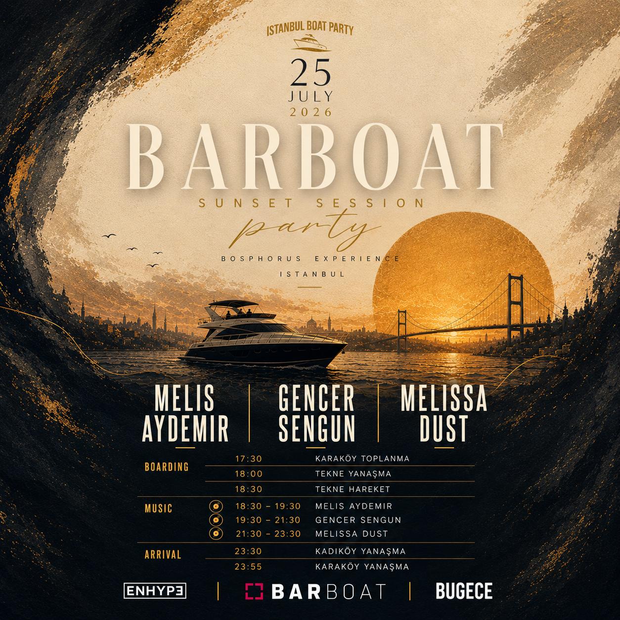 SUNSET SESSION BOAT PARTY by Enhype & BARBOAT