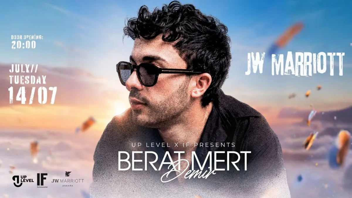 Berat Mert Demir Ankara'da: JW Marriott Rooftop'ta Gün Batımı Partisi