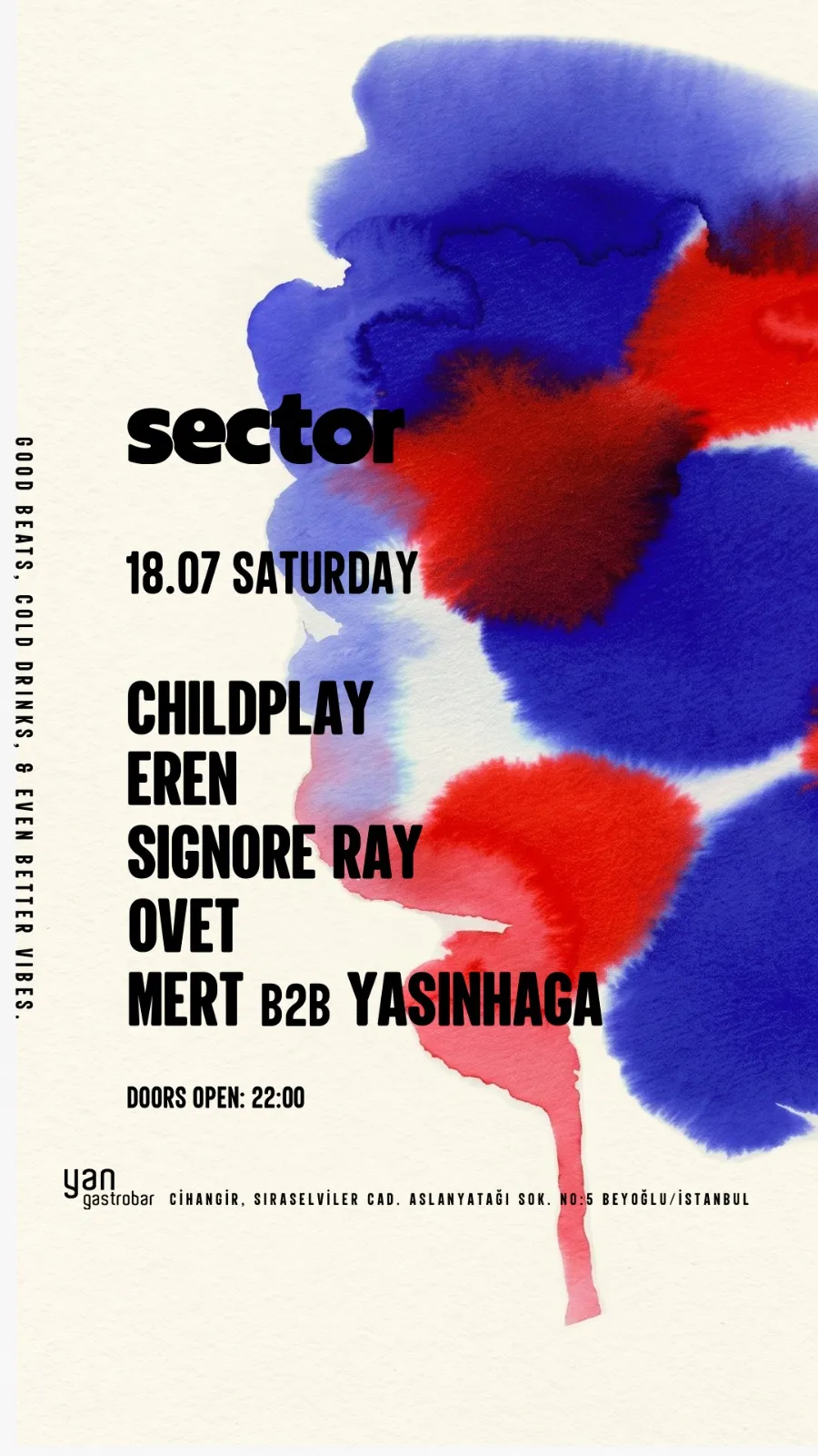 Sector Saturday — Yan Gastro İstanbul, 18 Temmuz 2026